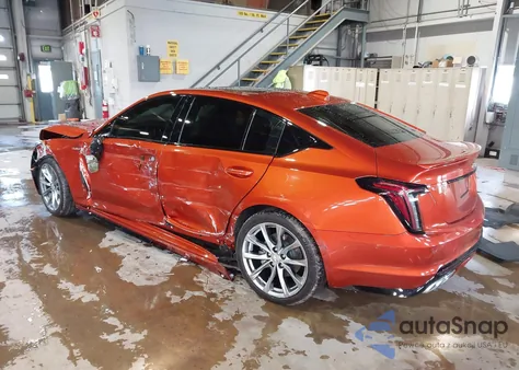 2023 Cadillac Ct5-V V-Series из США, поврежденный, VIN 1G6DR5RW8P0146333